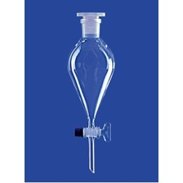 Scheidetrichter Borosilikatglas 3.3 50 ml konisch massives Glasküken NS19/26 VE 2 Stck.