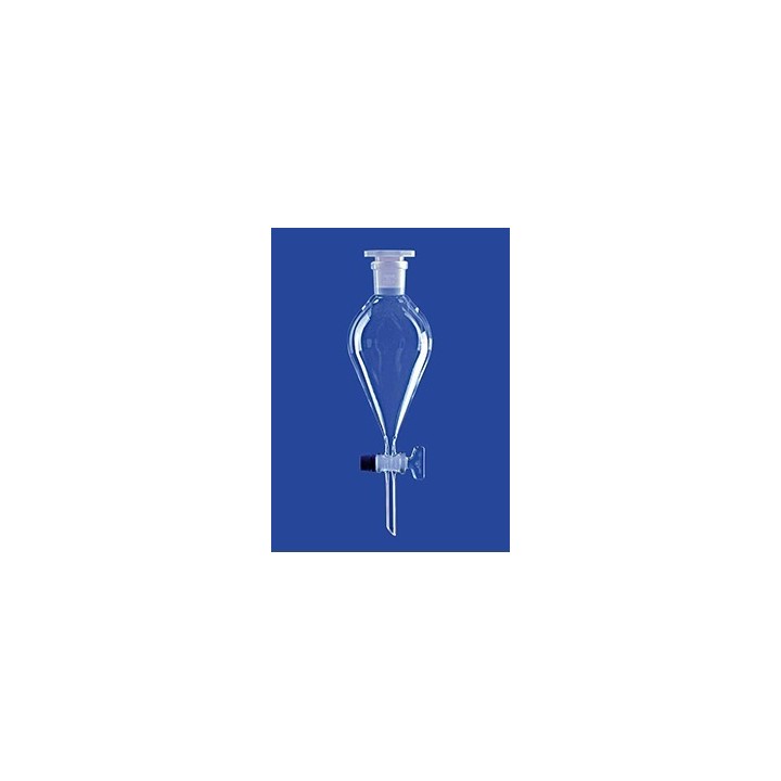 Scheidetrichter Borosilikatglas 3.3 2000 ml konisch massives Glasküken NS29/32