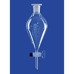 Rozdzielacz gruszkowy szkło borokrzem 3.3 50 ml kurek szklany skalowany NS19/26 op. 2 szt.