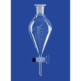 Scheidetrichter Borosilikatglas 3.3 100 ml konisch graduiert Glasküken NS19/26 VE 2 Stck.