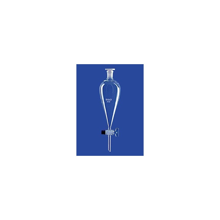 Separating funnel acc to Squibb borosilicate glass 3.3 50 ml glass plug NS19/26 pack 2 pcs.