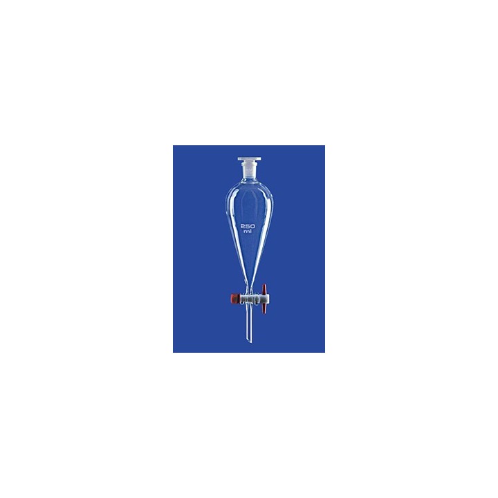 Separating funnel acc to Squibb borosilicate glass 3.3 50 ml PTFE plug NS19/26 pack 2 pcs.