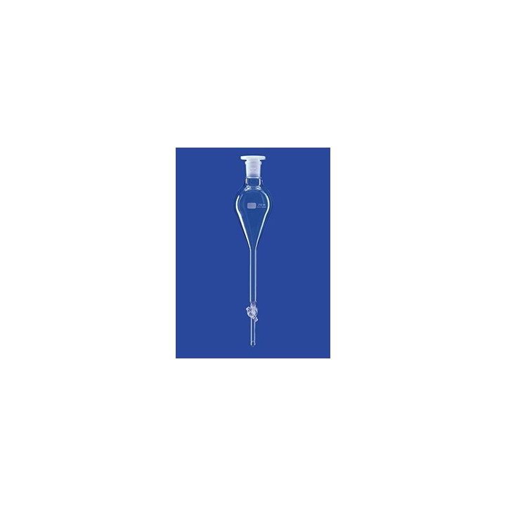 Separating funnel acc. to Gilson 100 ml borosilicate glass 3.3 glass plug NS19/26 pack 2 pcs.