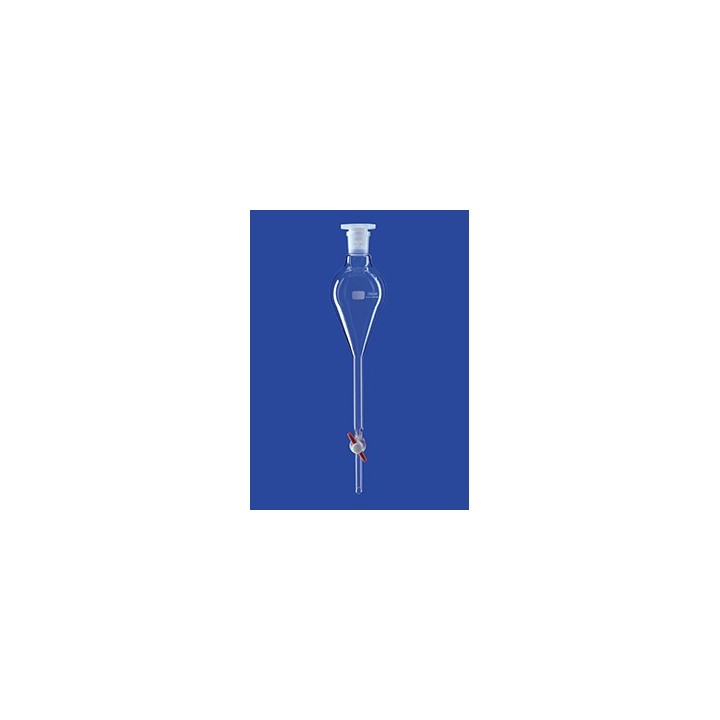 Separating funnel acc. to Gilson 50 ml borosilicate glass 3.3 PTFE plug NS19/26 pack 2 pcs.