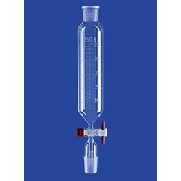 Wkraplacz cylindriczny 25 ml:1 ml kranik PTFE boro 3.3 NS14/23 op. 2 szt.