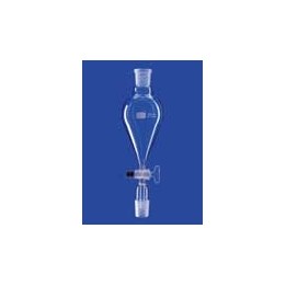 Wkraplacz 50 ml gruszkowy kranik szklany boro 3.3 NS19/26