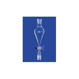 Tropftrichter 250 ml kugelförmig massives Glasküken Boro 3.3 NS29/32