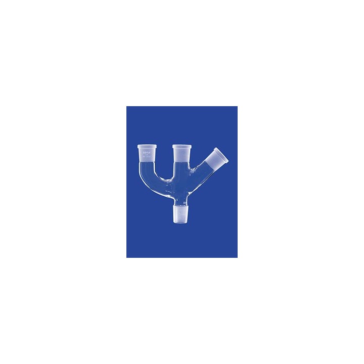 Multiple Adapter 3 necks 2 parallel necks one neck upwards 45° Cone NS29/32 Socket NS29/32