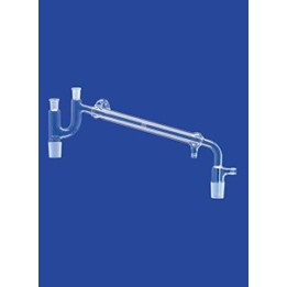 Mostek dest. Chłod. Liebiga adapter próżniowy przyłącze wody gwint 14 NS29/32 dł. 250mm