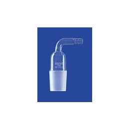 Adapter bent Duran with cone NS14/23 and glass olive