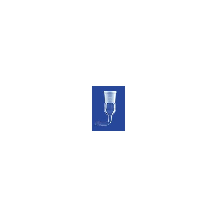Adapter bent Glas with socket NS14/23 and glass olive