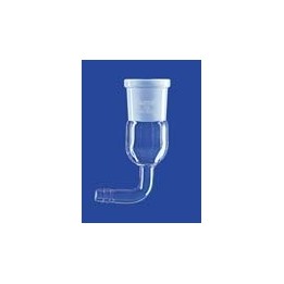 Übergangsstück gebogen Glas Hülse NS29/32