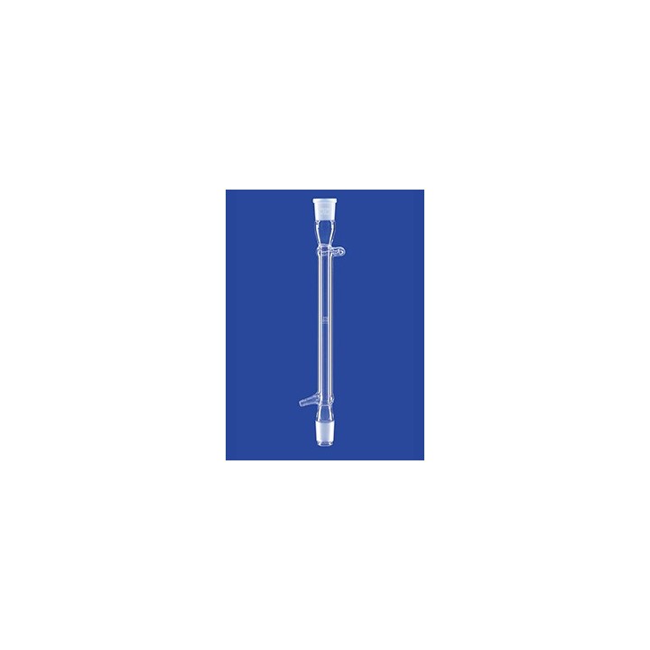 Liebig Condenser Socket and Cone water connection nozzle glass NS14/23 Length 160 mm