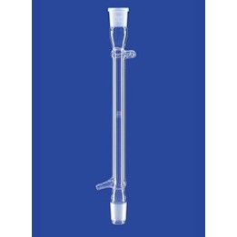 Liebig Condenser Socket and Cone water connection nozzle glass NS29/32 Length 250 mm