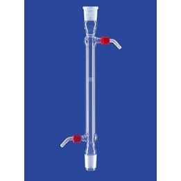 Liebig-Kühler mit Kern und Hülse Wasseranschluß GL 14 Glas NS29/32 Länge 250 mm