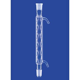 Allihn condenser Socket NS24/29 Cone water connection hose Length 160 mm 5 Balls