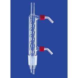 Allihn condenser with Cone NS29/32 water connection GL 14 for extractor 30 ml
