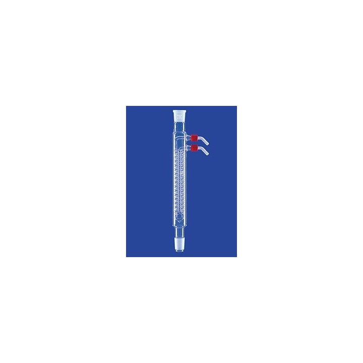 Chłodnica Dimrotha szkło gniazdo szlif głowicy dostęp wodny GL 14 NS14/23 długość 250 mm