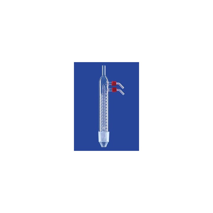 Dimroth condenser with Cone water connection with thread GL 14 glass NS45/40 Extractor 100-250 ml