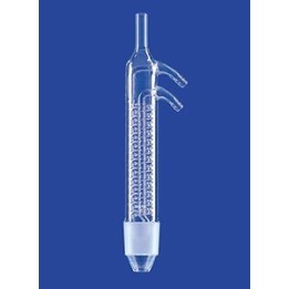 Dimroth-Kühler mit Kern Wasseranschluß Olive Glas NS71/51 Extraktor 1000 ml
