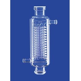 Hochleistungskühler mit 4 Kühlspiralen NS45/40 Wasseranschluß Olive Länge 300 mm