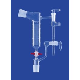 Destilliervorl. nach Anschütz-Thiele 100ml schräger Vorstoß grad. PTFE-Küken NS29/32