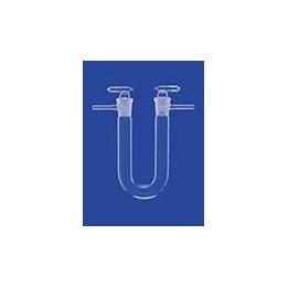 Trockenrohr Duran U-Form mit NS-Hahnstopfen Länge 150 mm NS19/26