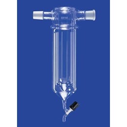 Cold trap with socket and cone with condensate drain glass 500 ml