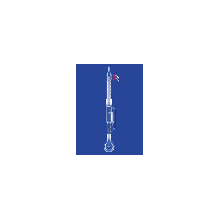 Aparat Soxhleta chłodnica Dimrotha kolba okrągłodenna 100ml ekstraktor 70ml chłodnica NS34/35