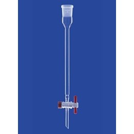 Chromatograhic Columns with indentations socket PTFE stopcock glass l600 mm Ø 30 mm NS29/32
