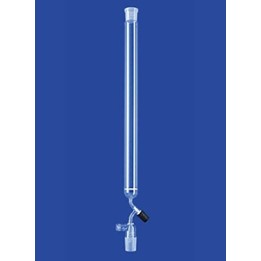 Chromatograhic Columns frit por.0 socket/cone needle-valve stopcock glass 200 mm Ø 15 mm NS14/23