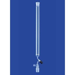 Chromatograhic Columns frit por.0 socket/cone needle-valve stopcock glass 600 mm Ø 30 mm NS29/32