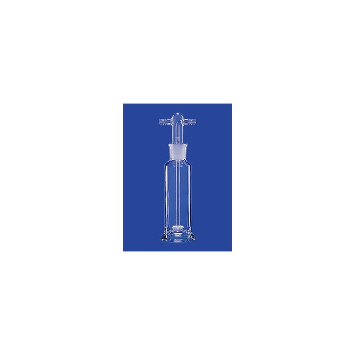 Gas washing bottle acc. to Drechsel sintered filter Por. 2 with tubing connectors 1000 ml