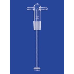 Gaswaschflaschenaufsatz mit Filterplatte und GL 14 Glas Por. 0