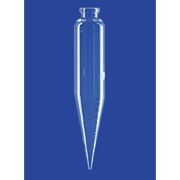 Zentrifugenglas 100 ml Duran ASTM D91 zylindrisch konischer Unterteil RZB 700 Länge 203 mm