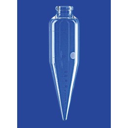 Zentrifugenglas 100 ml Duran ASTM D96 zylindrisch konischer Unterteil RZB 700 Länge 167 mm