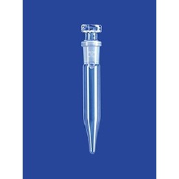 Test tube Duran 17 x 120 ml pointed bottom with PE-stopper NS14/23 pack 10 pcs.