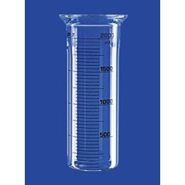 Reaktionsgefäß 0,1 L zylindrisch flach Glas Flansch DN60