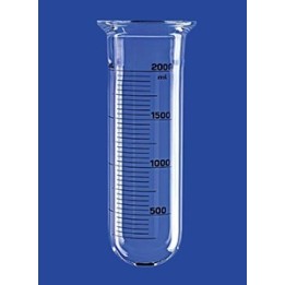 Reaktionsgefäß 0,25 L zylindrisch rund Glas Flansch DN100