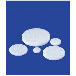 Filterplatte Glas Boro 3.3 zentriert Rand unverschmolzen Ø 50 mm Porosität 0 VE 10 Stck.