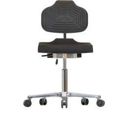 Przewodzące krzesło ESD WS 1220 E Classic Soft-PUR, czarne | Hornik