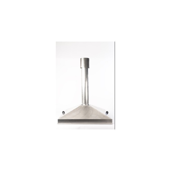 Unventilated sampling hood 1m2 and chimney Ø150 mm