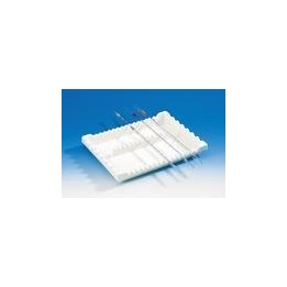 Tacka na pipety PVC 280x220x29 mm, 1 przegroda | Hornik