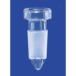 Glasstopfen sechskant hohl Spitzboden NS24/29 VE 10 St.