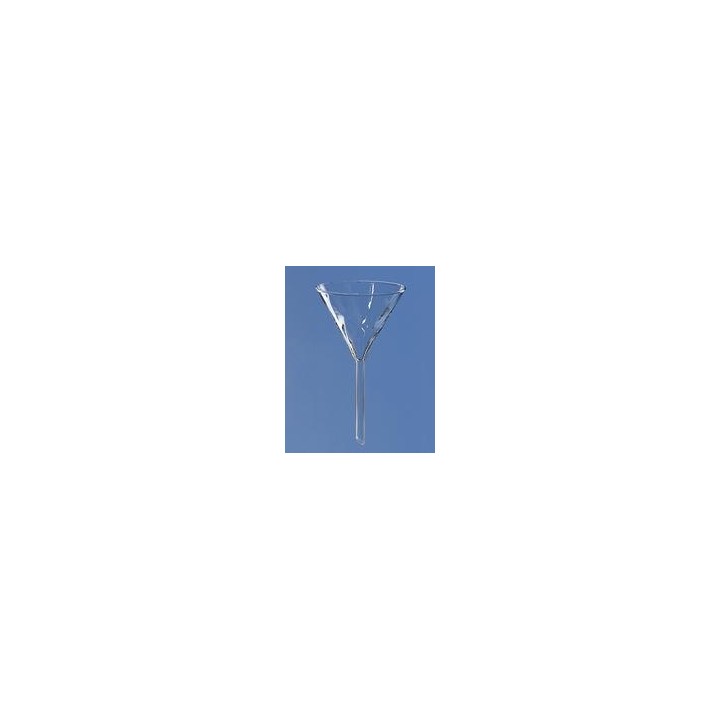 Boro 3.3 Funnel, Short Stem, Ribbed, Ø 70 mm | Hornik