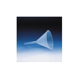 PP Funnel, Ribbed Inner Surface, 150 mm, Stem 14 mm | Hornik