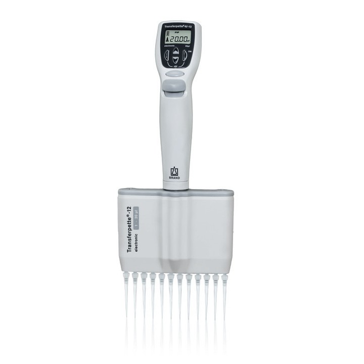 Transferpette -12 electronic 1–20 µl multichannel pipette | Hornik