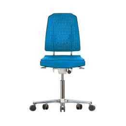Krzesło robocze WS 9220 Klimastar Soft-PUR, niebieskie | Hornik