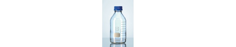 Laborflaschen Klarglas – Vorratsflaschen für Chemielabore