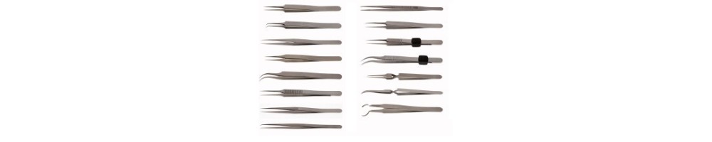 Metal Tweezers Straight/Curved – Chemical Lab Precision Tools